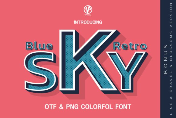 Bluesky Retro: The Vibrant Display Font for Modern Brands
