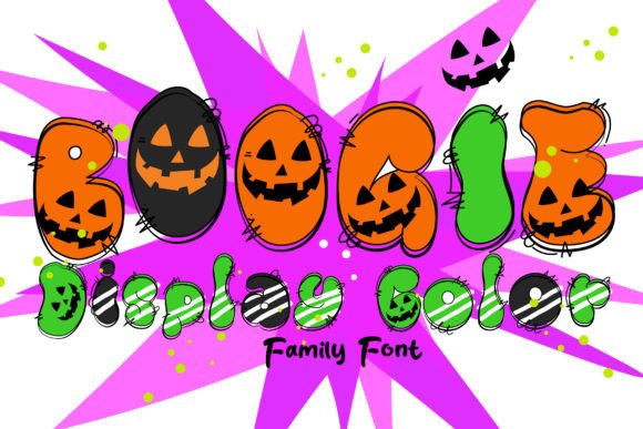 Boogie: A Playful Typeface for Spooky Season Projects