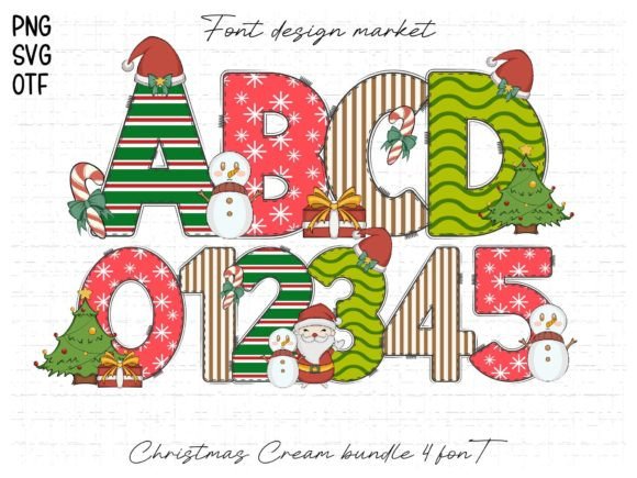 Christmas Cream: A Festive Font for Holiday Design Magic