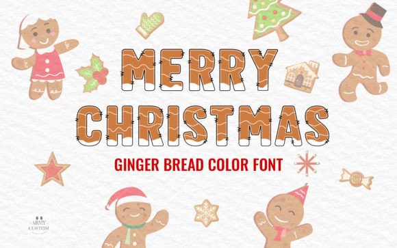 Christmas Gingerbread: A Festive Font for Holiday Designs