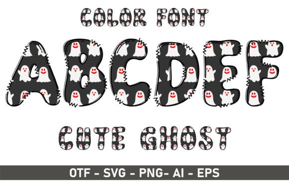 Cute Ghost: A Playful Font for Unforgettable Designs