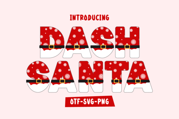Dash Santa: A Playful Color Font for Festive Creations