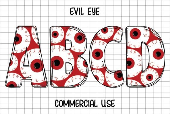 Evil Eye Font: A Halloween-Ready Typeface for Creative Projects