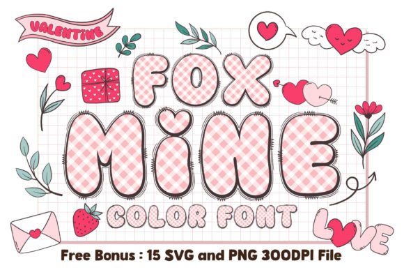 Fox Mine: A Color Font with Whimsical Charm