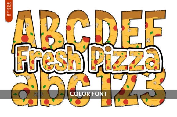 Fresh Pizza: A Font with a Playful Bite