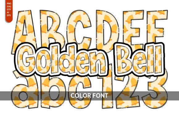 Golden Bell: A Playful Typeface for Creative Projects