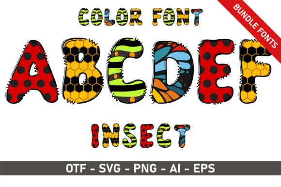 Insect Bundle: A Playful Typeface for Creative Projects