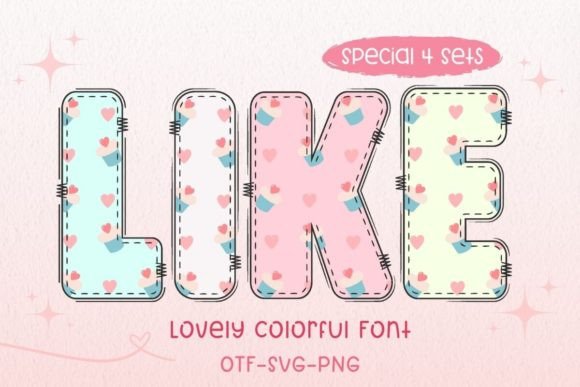 Like: A Playful Font for Heartfelt Valentine's Creations