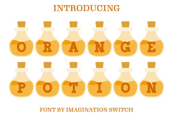 Orange Potion: A Font That Brings Warmth and Whimsy to Your Work