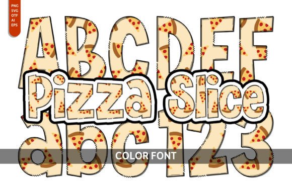 Pizza Slice: A Font That Adds Whimsy and Flavor to Any Design