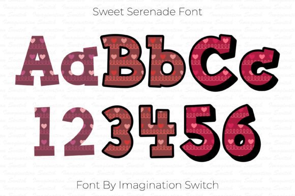 Sweet Serenade: A Font That Sings with Color and Character
