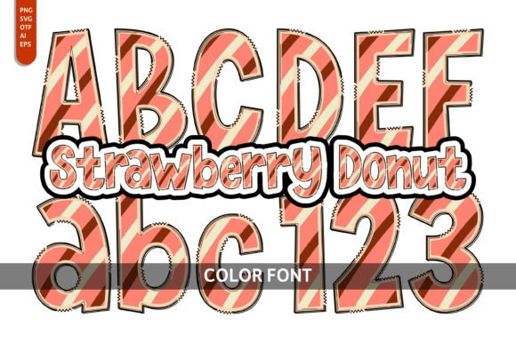 The Sweet Appeal of Strawberry Donut: A Font for Playful Designs
