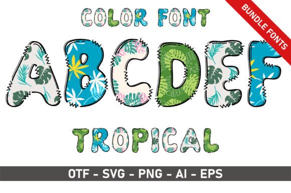 Unleash Creativity with the Tropical Bundle Font Collection