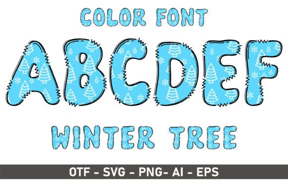Winter Tree: A Playful Typeface for Creative Projects